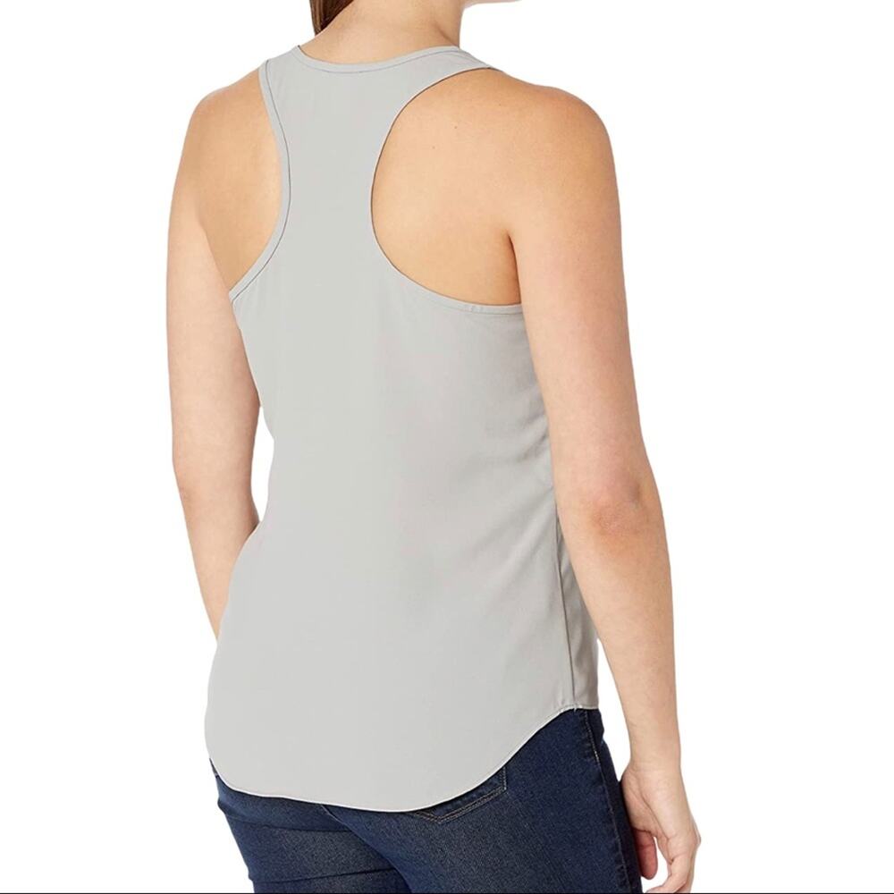 Daily Ritual Light Gray Racerback Tank Size 14 - Picture 2 of 6